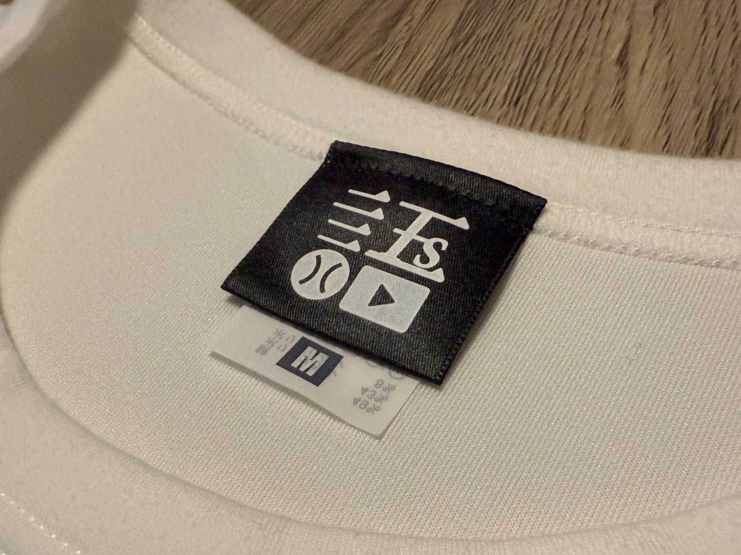 チャンネルアイコンTシャツ(白)Mサイズ