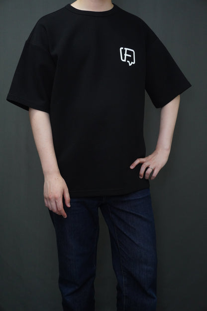 チャンネルアイコンTシャツ（黒）Lサイズ