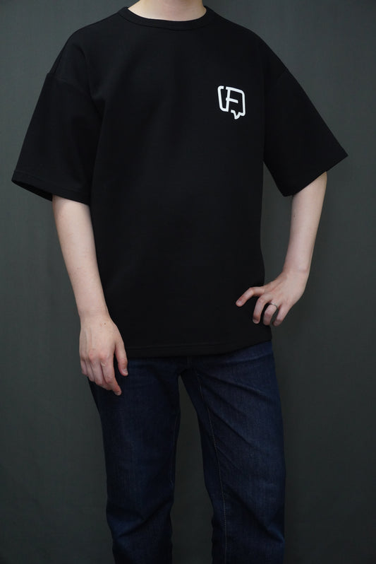 チャンネルアイコンTシャツ（黒）Lサイズ