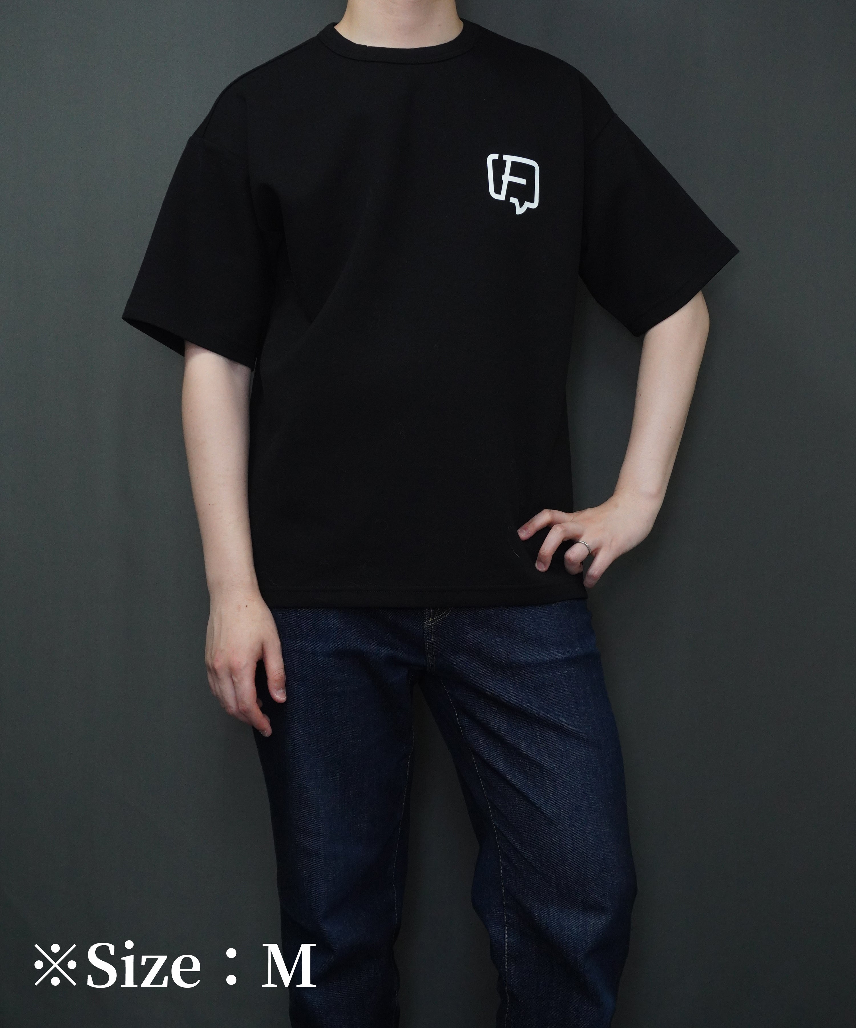 チャンネルアイコンTシャツ（黒）Mサイズ – Kataru store